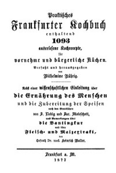 Praktisches Frankfurter Kochbuch Praktisches Frankfurter Kochbuch